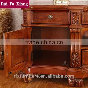 American Antique Style Solid Wood tv Cabinet With Drawers T-231 thumbnail-4