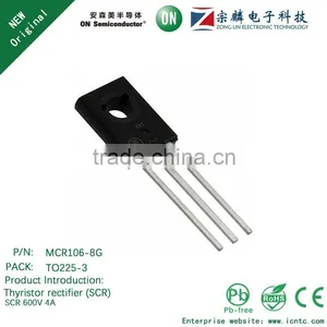 Genuine Original MCR106-8G TO225-3 Thyristor Rectifier (SCR) 4A 600V thumbnail-1