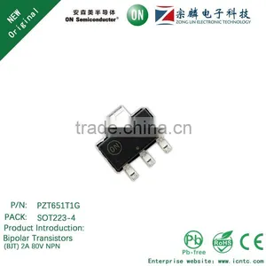 Genuine Original PZT651T1G SOT223-4 Bipolar Transistors 2A 80V NPN thumbnail-1
