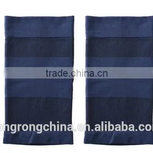 Fashion Navy Basketball Leg Sleeve Jacquard Compression Knee Sleeve For Sports thumbnail-3