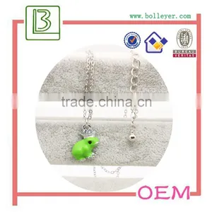 The Frog Prince Pendant Necklace With Diamonds thumbnail-1