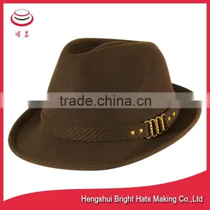 Wool Felt Trilby Hat Fedora Hat thumbnail-3