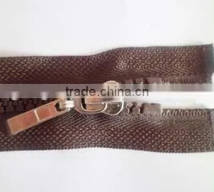 5# Plastic Derlin Zipper PVC Zipper Fastener Open End Zipper With Fancy Zipper Pullers Jacket Zipper thumbnail-3