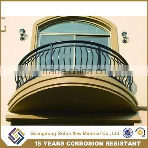 2016 Top Sale Indoor Iron/galvanized Steel Pipe Balcony Railing Designs thumbnail-1