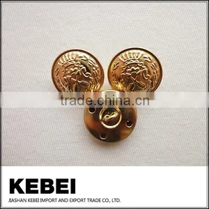 New Design Golden Buttons, One Hole Plastic Buttons for Jeans thumbnail-3