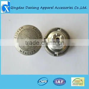 Newest Zinc Alloy Shank Button for Jeans thumbnail-1