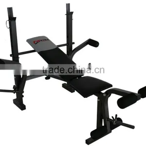 Folding Weight Lifting Bench Exercise Machine Gym Foldable Leg Developer thumbnail-1