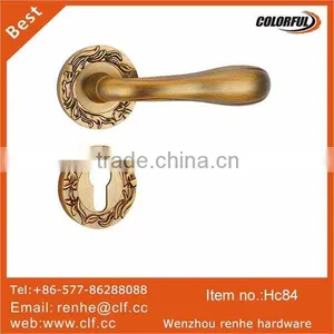 Zinc Alloy Diecast Matt Chrome Entrance Door Handle thumbnail-1