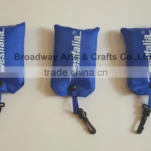 Customize New Design 190T 210D Polyester Folding Shopping Bag thumbnail-3
