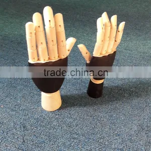 Wonderful Black Wooden Hand Wood Hand Wood Display Props Drawing Hand thumbnail-4