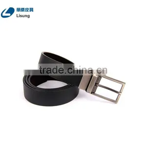 Fashion Brand Genuine Men's Leather Reversible Belt thumbnail-1