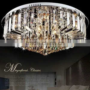 Modern Crystal Ceiling Light Fixtures, European Iron LED Ceiling Lamp For The House thumbnail-3