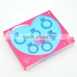 100% Food Grade Wedding Gift Love Diamond Ring Ice Cube thumbnail-5