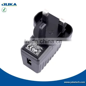 UK 3pin Plug ac dc Power Adapter 5v 1.5a Usb Charger Adapter With CE GS Approval thumbnail-1
