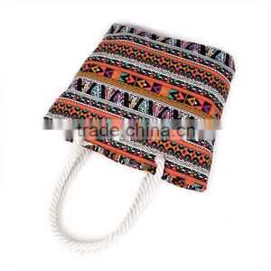 Hot Selling Cotton Canvas Tote Beach Bag Bulk thumbnail-4