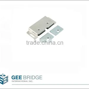 0801020 Aluminum Furniture Hardware Door Cabinet Double Magnetic Catch thumbnail-1