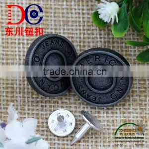 Fashion Cutom Metal Zinc Alloy Button for Jacket Garment thumbnail-2