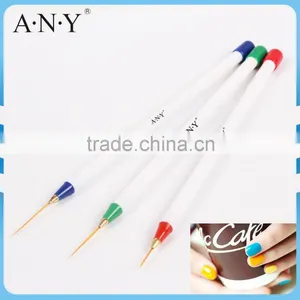 ANY Cheap Nail Art Tools 3PCS Plastic Nail Art Liner Brush Set thumbnail-1