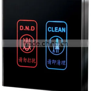 Hotel Room Touch Screen Panel Switch(with DND,DOORBELL,CLEAN,WAIT) Hotel Switch thumbnail-1