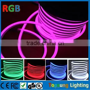 DC 24v 5050 RGB DMX Neon Led Rope Light Ultra Slim 11*18mm 50m Roll thumbnail-4