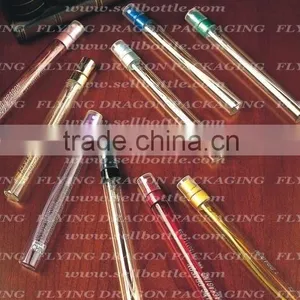 Factory Direct Sales - 12ml Long Thin Slender Glass Bottle With Plastic Cap & Aluminimum Sprayer thumbnail-1