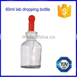 Lab Glass Dropping Bottle With Ground-in Pipette and Latex Rubber Nipple thumbnail-4