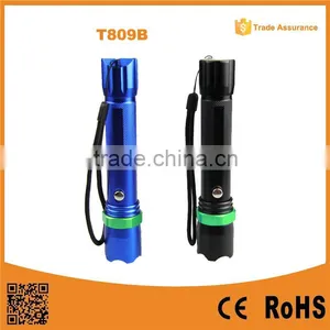 POPPAS-809B Camping Police Torch Flashlight With 18650/AAA thumbnail-1