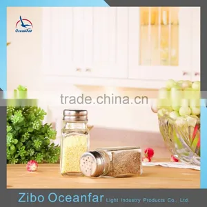 Best Selling Spice Shaker Bottles Mini Glass Spice Jar Square Glass Condiment Bottle Quality Choice thumbnail-3