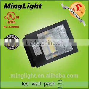 IP65 Trade Assurance DLC UL CUL 40w 60w 80w Led Wall Pack Light , 40w Led Wall Pack Light Out Door Use thumbnail-2