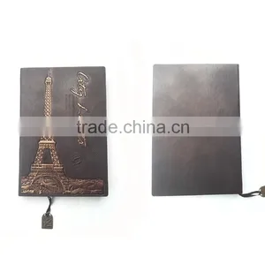 Brown Journal Diary Notebook Classic Vintage Retro Leather Blank Paper Note Book (BLY5-3001PP) thumbnail-1