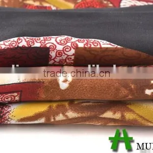 Shaoxing Textile Polyester 50D African Print Satin Fabric/ Wholesale Satin Fabric thumbnail-6