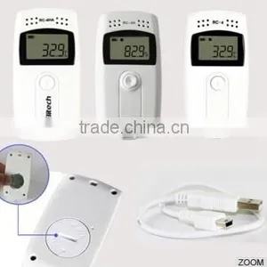 Digital USB Thermometer Temperature Recorder/Data Logger Temperature Humidity CE ISO RHOS APPROVED RC-4HC thumbnail-1