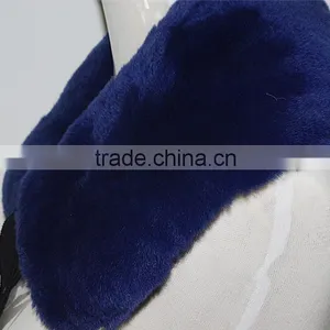 Real Rex Rabbit Fur Collar Trim Fur Garment/neck Accessorie KZ140030 thumbnail-2