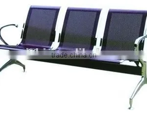Hot Selling Medical Center Furniture Stainless Steel Waiting Seat With Chromed Arm and Leg thumbnail-5