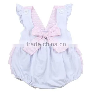 2016 Wholesale Children's Boutique Clothing Oem Service Newborn Rompers Organic Cotton Baby Rompers Wholesale Baby Clothes thumbnail-2