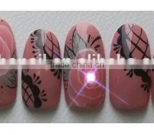 2015 New Style Traditional Artificial Fingernails Light up Nail Stickers for Shiny Acrylic Light Nail Display thumbnail-4