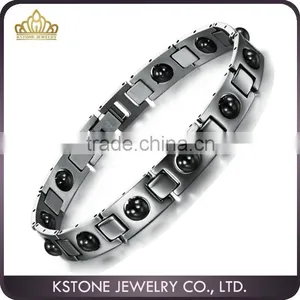 KSTONE High Quality 316L Stainless Steel Magnetic Bracelet for Men and Women thumbnail-1