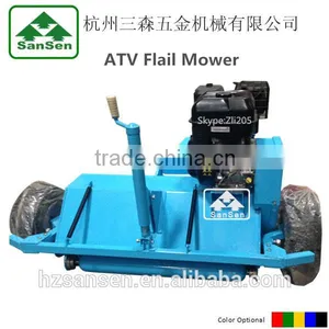 CE Flail Mower Tow-behind Quad ATV, Gasoline ATV Mower With 13hp Briggs&stratton Engine Working Width 1200mm thumbnail-6