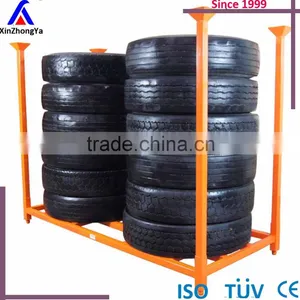 Detachable Metal Storage Tire Stack Rack for Sale thumbnail-2