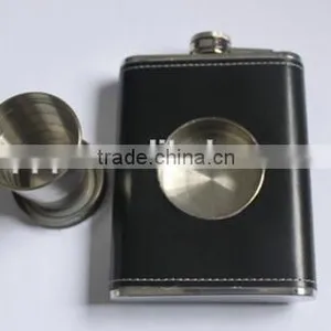 Embossing Mini Hip Flask Wth Cup Inside thumbnail-3