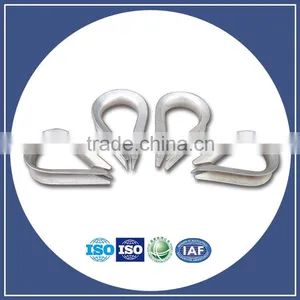 Hot Dip Galvanized Wire Rope Thimble Clevis DIN 6899B Thimble thumbnail-2