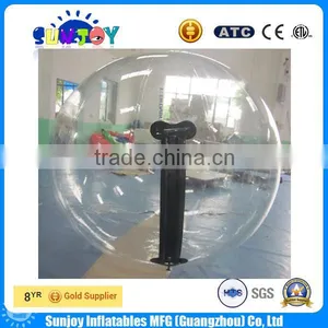 PVC or TPU Inflatable Floating Water Ball With Tizip Zipper For Pool Games thumbnail-1