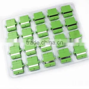 SC APC Square Split Type Fiber Optic Adapter/SC APC Bare Fiber Adapter thumbnail-2