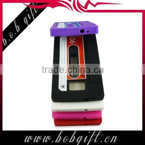 Silicone Cassette Tape Case for Mobile Phone thumbnail-1