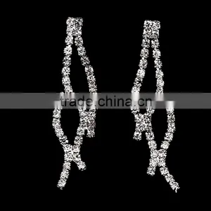 Romantic Women Silver Plated Tiara and Necklaces Earrings Made in China thumbnail-4