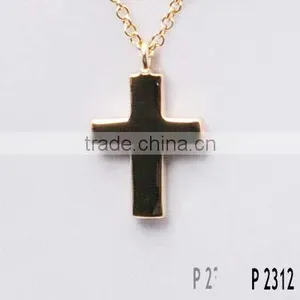 Fashion Hip Hop Religious Cross Necklace Pendant For Unisex thumbnail-5
