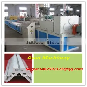 PVC Window Profiles Production Line /Plastic Profiles Making Machine/ Extruder Machinery thumbnail-1