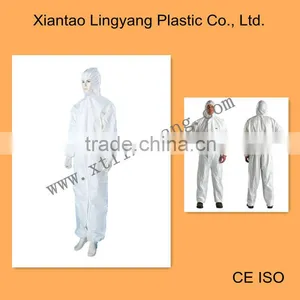 Nonwoven Disposable White Womens Work Coveralls Manufacturers thumbnail-1