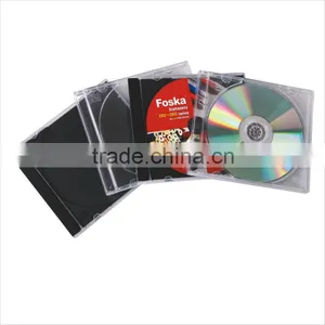 10.4MM Clear / Black Colors Single PS CD Box/CD Case/CD Sleeve thumbnail-1