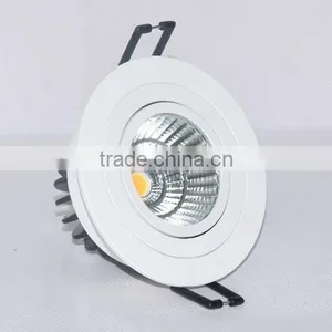 White Color Downlight Led 10w Triac Dimmable 7W 9W LED COB Round Downlight 230v thumbnail-1
